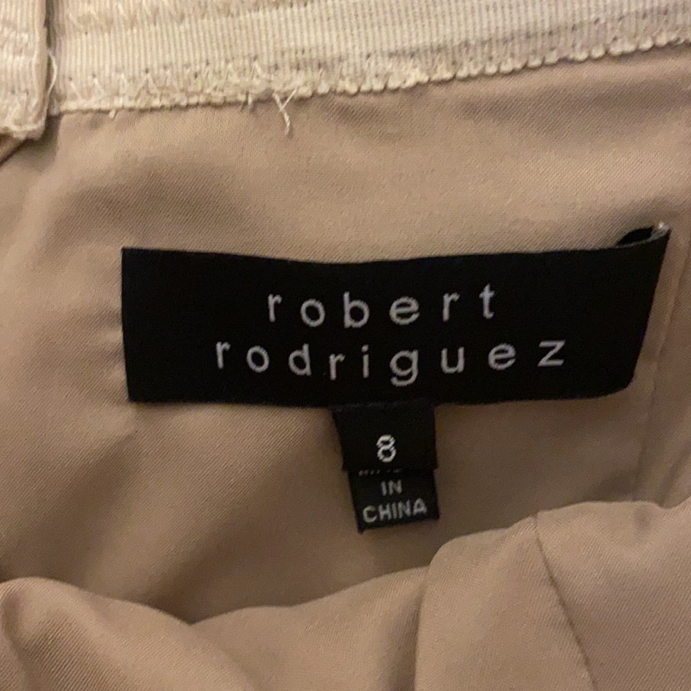 Robert Rodriguez Metalic Fringe Silk lined Skirt 8 - Picture 7 of 9